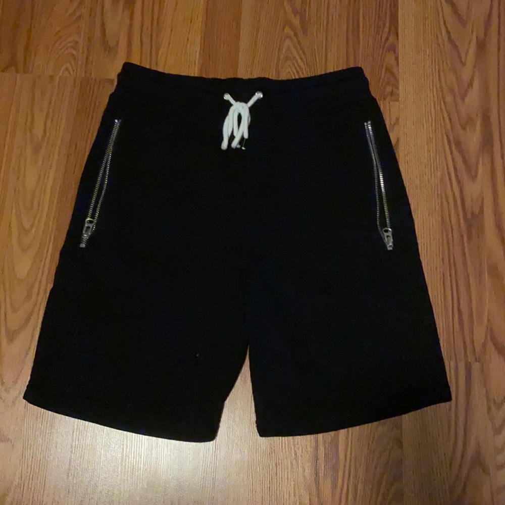 Black lounge shorts
